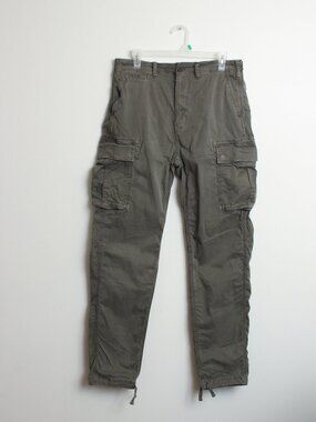 American Eagle Flex Cargo Pants Mens 30x36 Green